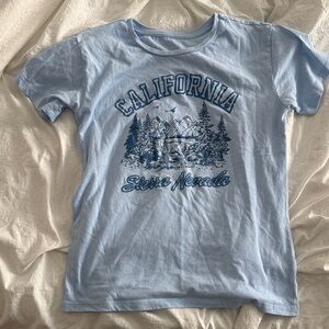 Wonder Nation Light Blue Sierra Nevada Kids Tee